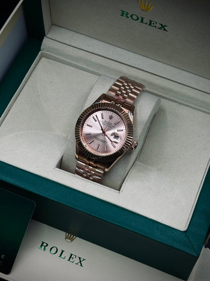 Rolex Date-Just Master AAA. Copy (Rose Gold)