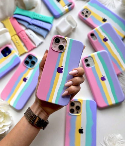 iPhone Premium Quality Silicone Case  (candy color)