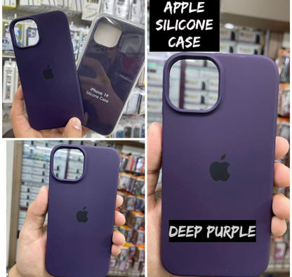 iPhone Premium Quality Silicone Case (Deep Purple color)